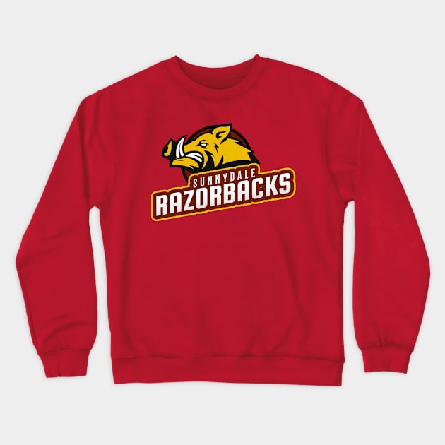 Sunnydale Razorbacks Crewneck Sweatshirt by Meta Cortex